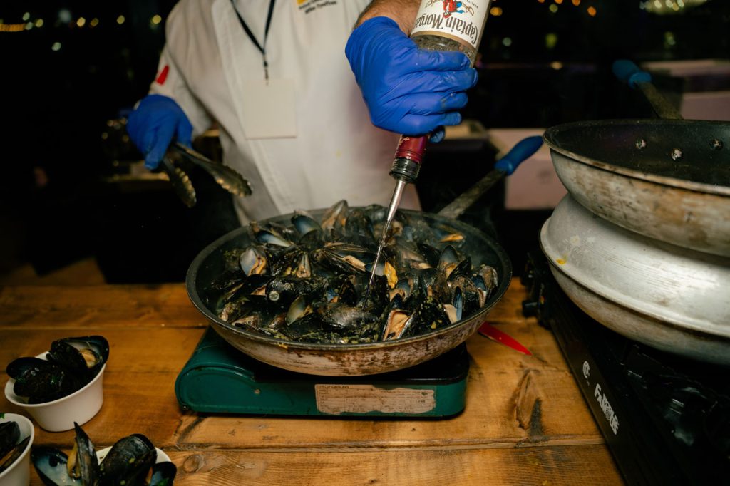 PEI Spirits Festival - Mussel Samples